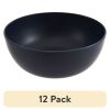 (12 Pack) Mainstays Dark Blue Round Plastic Cereal Bowl – 38 oz – BPA-Free, Dishwasher & Microwave Safe