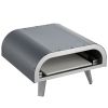 12" Outdoor Pizza Oven Portable Gas Oven Iron Spray for Camping