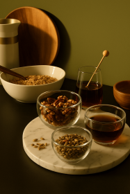 Double-Walled Glass Mixing & Prep Bowls – Set of 4