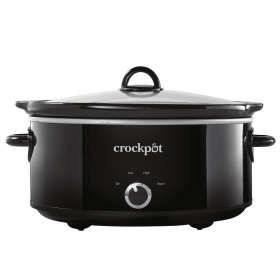 Manual 7-Quart Slow Cooker, Black