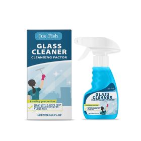 Jue-Fish Glass Cleaner Home Mirror Glass Oil r Stain r Glass Cleaning Spray