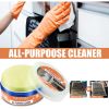 Jue-Fish Multi-Purpose Kitchen Cleaner, Kitchen Stove Range Hood Stainless Steel Cooker Grease Cleaner