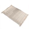 6PC 12inch*18inch Rectangular jute placemat, a natural and eco-friendly table protector, a must-have for any home or dining room.