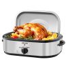 Roaster Oven, 14QT Fast-Cooking Turkey Roaster, 150-450Â°F Adjustable Temperature Electric Roasting Pan with Self-Basting Lid, Roasting Lift-Out Rack