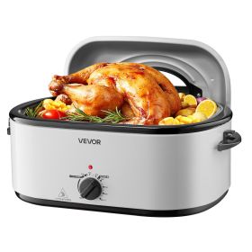 Roaster Oven, 26QT Electric Roasting Pan, 150-450Â°F Adjustable Temperature Fast-Cooking Turkey Roaster with Cool-Touch Handle
