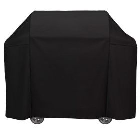 Black Grill Cover 58 inch Gas Grill Cover Waterproof UV Resistant BBQ Grill Cover Fits Most Brands of Grills