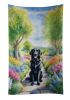 Flat-Coated Retriever Spring Path Kitchen Towel Dish Cloths Guest Hand Towel Decorative Bathroom Towel for Face,Tea, Dishcloth, Kitchen and Bath