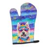 Westie Hippie Dawg Oven Mitt Heat Resistant Thick Oven Mitt for Hot Pans and Oven, Kitchen Mitt Protect Hands, Cooking Baking Glove