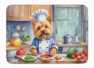 Norwich Terrier The Chef Memory Foam Kitchen Mat Machine Washable Anti-Fatigue Mat Cushion Comfort Bath Mat or Kitchen Rug