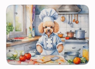 Poodle The Chef Memory Foam Kitchen Mat Machine Washable Anti-Fatigue Mat Cushion Comfort Bath Mat or Kitchen Rug