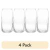 (4 pack) 20oz Clear Can Shaped Drinking Glass