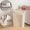 Airtight Food Storage Container with Secure-Lock Lid - BPA-Free Plastic, Clear & Stackable, Leakproof Design for Dry Foods, Flour, Rice
