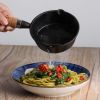 WANGYUANJI 4.3"Melting Pot Cast Iron Sauce Pan, Cast Iron Cookware, Melting Pot Perfect for Heating milk, Water and oil, Meltingchocolate, butter