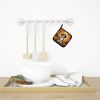 Beagle Fall Pair of Pot Holders Kitchen Heat Resistant Pot Holders Sets Oven Hot Pads for Cooking Baking BBQ, 7 1/2 x 7 1/2