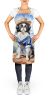 Japanese Chin Cowboy Welcome Apron Cooking Kitchen Server Baking Crafts Gardening for Adult Women Men, Unisex, Large, Multicolor