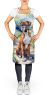 Boxer Spring Path Apron Cooking Kitchen Server Baking Crafts Gardening for Adult Women Men, Unisex, Large, Multicolor