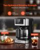 VEVOR Programmable Coffee Maker, 12 Cup Programmable Drip Coffee Makers with Touch Screen, 4-Hour Keep Warm Coffee Makers Drips