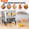 VEVOR Commercial Conveyor Toaster, 300 Slices/Hour Conveyor Belt Toaster, Heavy Duty Stainless Steel Commercial Toaster Oven