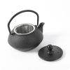 HAWOK Cast Iron Teapot with Stainless Steel Infuser (600ml/20oz)