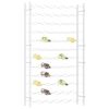 Wine Rack for 72 Bottles White Metal