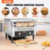VEVOR Commercial Conveyor Toaster, 450 Slices/Hour Conveyor Belt Toaster, Heavy Duty Stainless Steel Commercial Toaster Oven