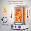 VEVOR Shawarma Grill Machine, 13 lbs Capacity, Chicken Shawarma Cooker Machine with 2 Burners