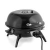 Electric Countertop BBQ Grill, Portable Double Layer Indoor/Outdoor Electric Grill for Indoor & Outdoor Use, 1600W, Black