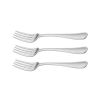 (6 pack) Fleetline Stainless Steel Dinner Fork 3 Piece Set Silver
