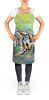Nancys Fish Apron Cooking Kitchen Server Baking Crafts Gardening for Adult Women Men, Unisex, Large, Multicolor