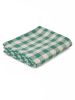AAYU Green Checkered Pattern Boucle Cotton Table Cloth Fall Decor Table Cloth
