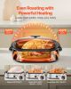 Roaster Oven, 14QT Fast-Cooking Turkey Roaster, 150-450Â°F Adjustable Temperature Electric Roasting Pan with Self-Basting Lid, Roasting Lift-Out Rack