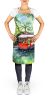 Little Red Street Car Apron Cooking Kitchen Server Baking Crafts Gardening for Adult Women Men, Unisex, Large, Multicolor