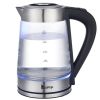 [Old Code:54541827]ZOKOP HD-250 110V 1200W 2.5L Electric Kettle with Blue Glass