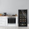 28 Bottle Mini Fridge Bar Wine Cooler Cabinet Beverage Refrigerator XH