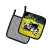 Scooter Pooter and Tooter Goats Pair of Pot Holders Kitchen Heat Resistant Pot Holders Sets Oven Hot Pads for Cooking Baking BBQ, 7 1/2 x 7 1/2