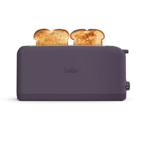 2-Slice Slim Toaster, Oatmilk (Color: Plum)