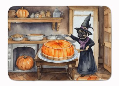 Pug Fall Kitchen Pumpkins Memory Foam Kitchen Mat Machine Washable Anti-Fatigue Mat Cushion Comfort Bath Mat or Kitchen Rug (Default: Default)
