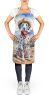 Dalmatian Cowboy Welcome Apron Cooking Kitchen Server Baking Crafts Gardening for Adult Women Men, Unisex, Large, Multicolor