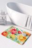 Ranunculus in Watercolor Memory Foam Kitchen Mat Machine Washable Anti-Fatigue Mat Cushion Comfort Bath Mat or Kitchen Rug