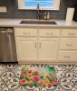 Roses in Watercolor Memory Foam Kitchen Mat Machine Washable Anti-Fatigue Mat Cushion Comfort Bath Mat or Kitchen Rug