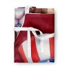 Japanese Chin Patriotic American Apron Cooking Kitchen Server Baking Crafts Gardening for Adult Women Men, Unisex, Large, Multicolor
