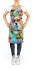 Boxer Hippie Dawg Apron Cooking Kitchen Server Baking Crafts Gardening for Adult Women Men, Unisex, Large, Multicolor